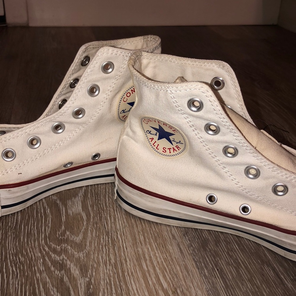 Women’s High Top All White Converse